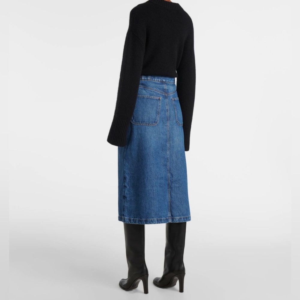 Frame Denim Modern Pocket Midi Skirt - size 27 - Picture 2 of 10